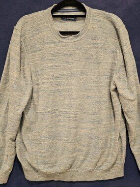 Tommy Bahama Men's XL Blue Heather Crewneck Sweatshirt Coastal Cotton